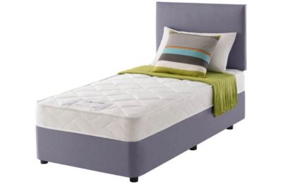 Layezee Calm Micro Quilt Single Heather Divan Bed Layezee Calm Micro Quilt Single Heather Divan Bed